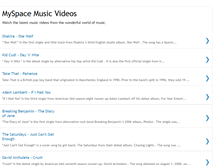 Tablet Screenshot of music-videos-myspace.blogspot.com