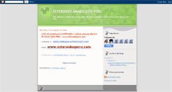 Desktop Screenshot of esteroidesperu.blogspot.com