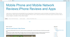 Desktop Screenshot of mobilephoneandnetworkreviews.blogspot.com