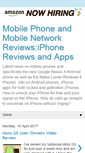Mobile Screenshot of mobilephoneandnetworkreviews.blogspot.com
