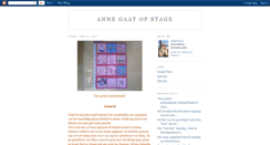 Desktop Screenshot of annegaatopstage.blogspot.com