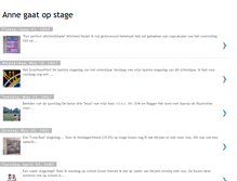 Tablet Screenshot of annegaatopstage.blogspot.com