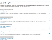 Tablet Screenshot of freedjsets.blogspot.com