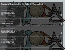 Tablet Screenshot of jovenesorganizadosdearte.blogspot.com