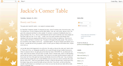 Desktop Screenshot of jackiescornertable.blogspot.com