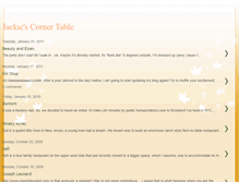 Tablet Screenshot of jackiescornertable.blogspot.com