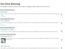 Tablet Screenshot of fatchickslimming.blogspot.com