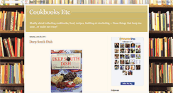 Desktop Screenshot of cookbooksetc.blogspot.com