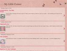 Tablet Screenshot of mylittlecorner-julie518.blogspot.com