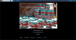 Desktop Screenshot of boxclever1wedding.blogspot.com