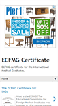 Mobile Screenshot of ecfmg-certificate.blogspot.com