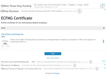 Tablet Screenshot of ecfmg-certificate.blogspot.com