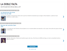 Tablet Screenshot of ladoblefalta.blogspot.com