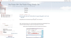 Desktop Screenshot of dutoang8.blogspot.com