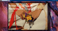 Desktop Screenshot of encuentroperformancerosario.blogspot.com