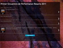 Tablet Screenshot of encuentroperformancerosario.blogspot.com
