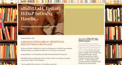 Desktop Screenshot of abidlillahselamanya-lamanya.blogspot.com