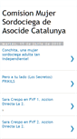Mobile Screenshot of comisionmujersccatalunya.blogspot.com