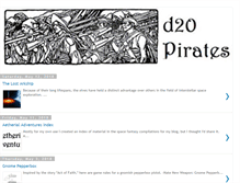 Tablet Screenshot of d20pirates.blogspot.com