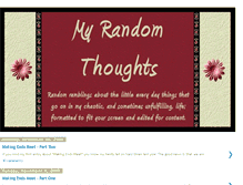 Tablet Screenshot of jennasrandomthoughts2.blogspot.com