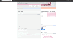 Desktop Screenshot of mpbordexampaper.blogspot.com