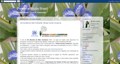 Desktop Screenshot of preserve-muda-brasil.blogspot.com