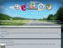 Tablet Screenshot of evangelismo-explosivo-nicaragua.blogspot.com