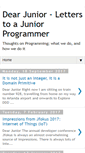Mobile Screenshot of dearjunior.blogspot.com