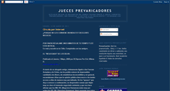 Desktop Screenshot of jueces-prevaricadores.blogspot.com