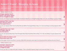 Tablet Screenshot of kawaii-i-found.blogspot.com