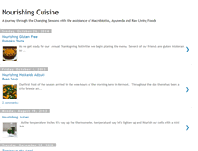 Tablet Screenshot of nourishingcuisine.blogspot.com