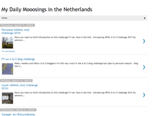 Tablet Screenshot of mydailymooosingsinthenetherlands.blogspot.com