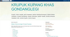 Desktop Screenshot of krupukkupang.blogspot.com