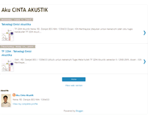 Tablet Screenshot of akucintaakustik.blogspot.com