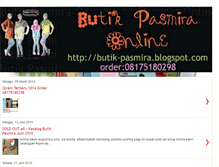 Tablet Screenshot of butik-pasmira.blogspot.com
