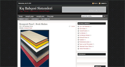 Desktop Screenshot of kisbahcesisistemleri.blogspot.com