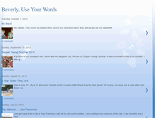 Tablet Screenshot of beverly-useyourwords.blogspot.com