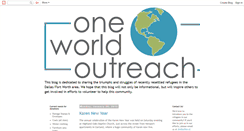 Desktop Screenshot of oneworldoutreach.blogspot.com