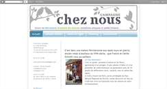 Desktop Screenshot of cheznouscampagne.blogspot.com