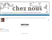 Tablet Screenshot of cheznouscampagne.blogspot.com