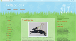 Desktop Screenshot of feltabulous.blogspot.com