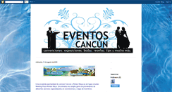 Desktop Screenshot of eventoscancun.blogspot.com