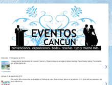 Tablet Screenshot of eventoscancun.blogspot.com