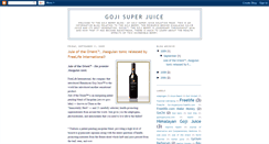 Desktop Screenshot of goji-super-juice.blogspot.com