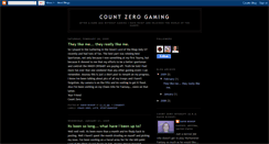 Desktop Screenshot of countzerogaming.blogspot.com