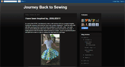 Desktop Screenshot of journeybacktosewing.blogspot.com