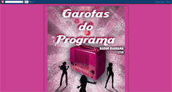 Desktop Screenshot of garotasprograma.blogspot.com