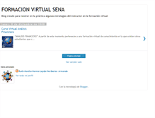 Tablet Screenshot of formacionvirtualsena.blogspot.com