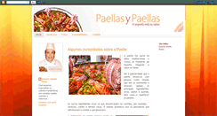 Desktop Screenshot of paellasypaellas.blogspot.com