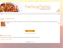 Tablet Screenshot of paellasypaellas.blogspot.com